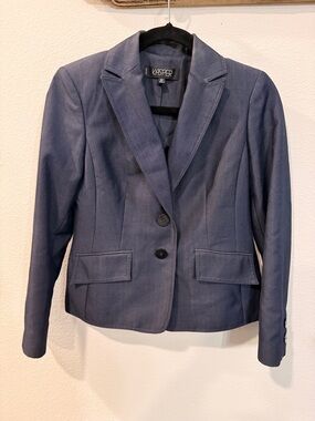 Kasper Women's Midnight Navy Two-Button Blazer